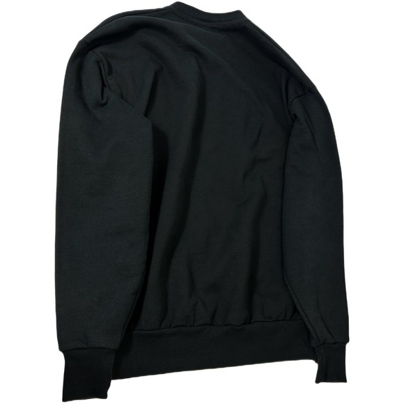 Hallmark Vintage Halloween Sweatshirt Ghosts Bats Black Size Large Made USA - Picture 3 of 13